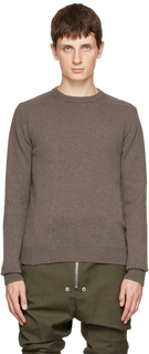 Серый гнилой свитер Rick Owens