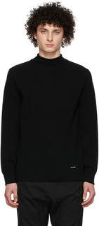 Черный кашемировый свитер We11done
