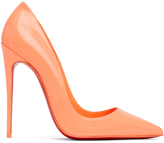 Оранжевые туфли на каблуках So Kate 120 мм Christian Louboutin