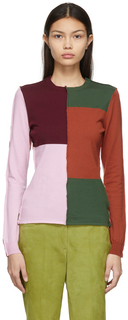 Разноцветный свитер с цветными блоками Marni