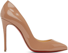 Туфли на каблуке 100 розовых Pigalle Follies Christian Louboutin