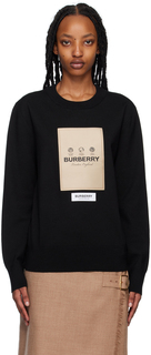 Свитер с аппликацией Black Label Burberry