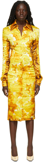 Платье-рубашка из стеганого атласа Kwaidan Editions