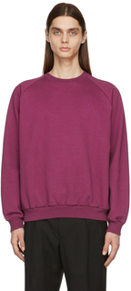 Розовый винтажный пуловер с регланами Second/Layer