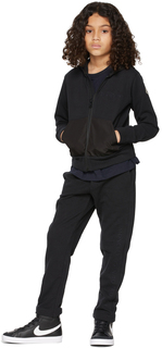 Детский черный спортивный костюм \Born To Protect\&quot;&quot; Moncler Enfant