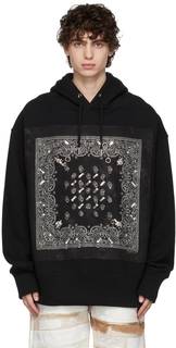 Худи-бандана черного цвета с кристаллами Givenchy
