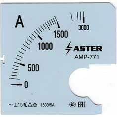 Шкала к амперметру AMP-771 ASTER