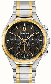 Японские наручные мужские часы Bulova 98A301. Коллекция CURV