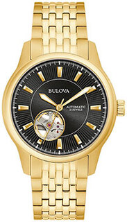 Японские наручные мужские часы Bulova 97A168. Коллекция Automatic