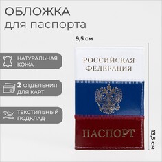 Обложка для паспорта, цвет триколор NO Brand