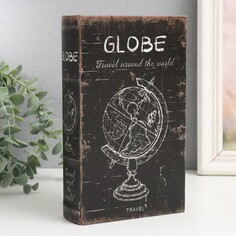 Сейф-книга дерево кожзам NO Brand