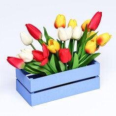 Ящик реечный нежно-голубой, 23.5 х 11.5 х 9 см Upak Land