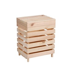Ящик для овощей и фруктов, 30 × 40 × 50 см, деревянный, с крышкой Greengo