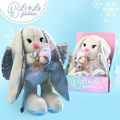 Новогодняя мягкая игрушка Зайки Li&Lu