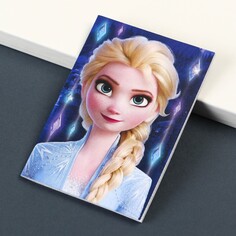 Блокнот а7, на скрепке, 16 листов, в клетку, холодное сердце Disney