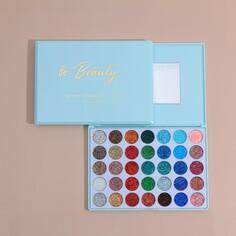 Be beauty, палетка глиттерных теней для век, 35 цветов, 42 гр