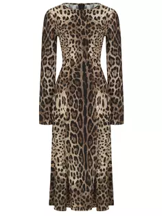 Платье из вискозы Dolce & Gabbana