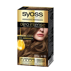 Косметика для мамы Syoss Oleo Intense Краска для волос 6-10 Тёмно-русый