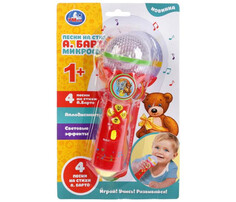 Музыкальные инструменты Музыкальный инструмент Умка Микрофон А. Барто 4 песни и стихи Umka