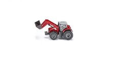 Машины Siku Модель трактора Massey Ferguson с фронтальным погрузчиком 1:50