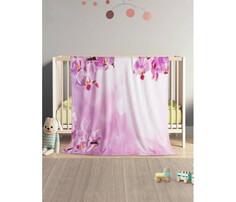 Пледы Плед JoyArty Мягкий плюшевый плед покрывало Облачные орхидеи велсофт 130х180 см