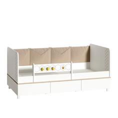 Кровать Эйп 11.40 Белый PE шагрень, белая шагрень 4101 ПВХ Bravo