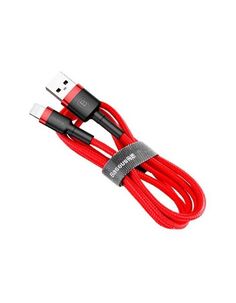 Кабель Baseus APPLE 8-pin Cafule 2.4A 0.5m Red-Black CALKLF-A19