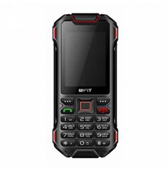 Мобильный телефон Wifit IP 68 Wirug F1 Black Red