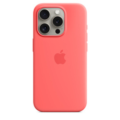 Чехол оригинальный Apple для Iphone 15 Pro Silicone Case - Guava