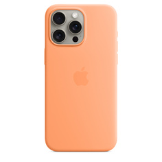 Чехол оригинальный Apple для 15 Pro Max Silicone Case - Orange Sorbet