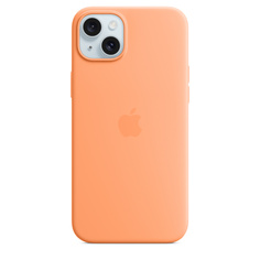 Чехол оригинальный Apple для Iphone 15 Plus Silicone Case - Orange Sorbet