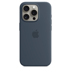 Чехол оригинальный Apple для Iphone 15 Pro Silicone Case - Storme Blue