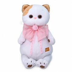 Мягкая игрушка BUDI BASA LK24-052 Ли-Ли с розовым бантом 24 см