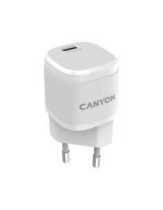 Сетевое зарядное устройство CANYON H-20-05, PD 20W (2CN-ECHA20W05) белый