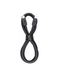 Дата-кабель VLP Nylon Cable USB С - Lightning MFI, 1.2м, черный