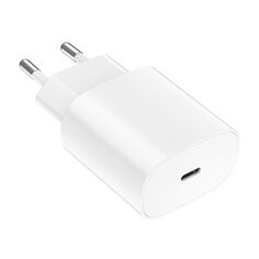 Сетевое зарядное устройство OLMIO 25W, Type-C, PD, white