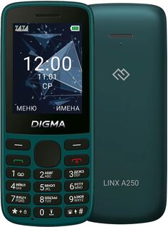 Мобильный телефон Digma A250 Linx 128Mb зеленый