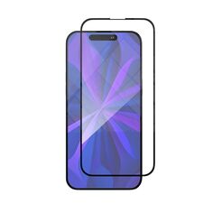 Стекло защитное 2.5D VLP A-Glass для iPhone 14ProMax/15Plus с черной рамкой