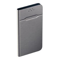 Чехол-книжка OLMIO универсальный для смартфонов р.XL, 6.5"-7.1", серый