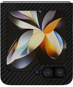 Чехол защитный VLP Kevlar Case для Samsung Z flip 5, черный