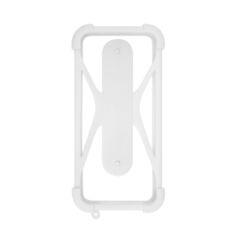Чехол-бампер OLMIO универсальный для смартфонов #2, р. 4.5"-6.5", белый