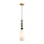 Подвес Odeon Light CLASSIC, золотой, раноцветная керамика, стекло (4861/1D)