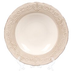 Тарелка суповая, керамика, 22 см, круглая, Антика, Daniks, HMN230212B-SO/P