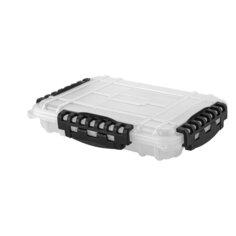 Ящик-органайзер для инструментов, 20х28х6 см, пластик, Blocker, Guru, прозрачный, BR395310999