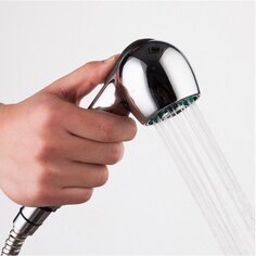 Лейка для смесителя выдвижного, пластик, 2 режима, хром, Frap, F26