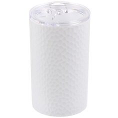 Стакан для зубных щеток, пластик, белый, Y4-6512