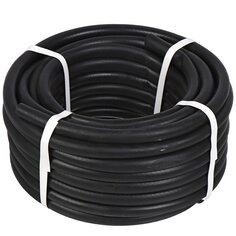 Шланг поливочный, 3/4 , 19 мм, 5 атм, армированный, 25 м, 3 слоя, Flex fab, ТЭП, черный, РТ-13106-2