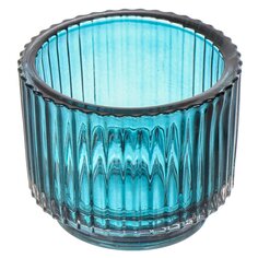 Подсвечник декоративный стекло, 1 свеча, 9х7 см, Хвоя, Y6-6501