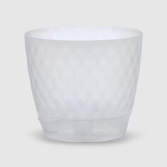 Горшок Plast Avenue румба d14х14.5 см, 1.5 л, прозрачный
