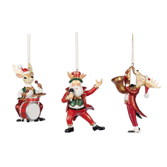 Игрушка елочная Goodwill Santa band в ассортименте 11 см